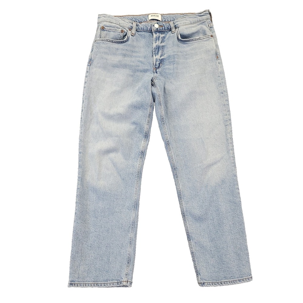 Agolde Jeans Womens 31x26 Actual Sz Mid Rise Lyocell Blend Tapered Stretch